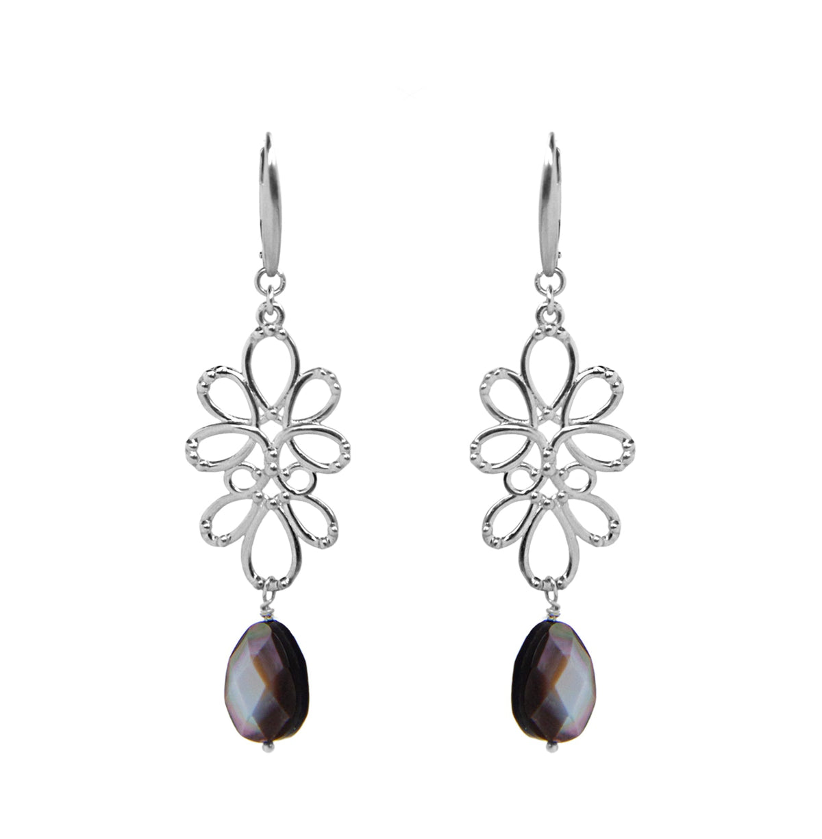 Earrings 925 Silver Women Serenata Flint