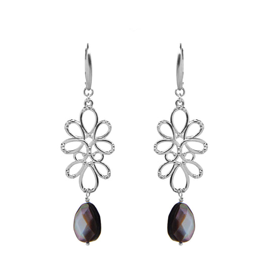 Earrings 925 Silver Women Serenata Flint