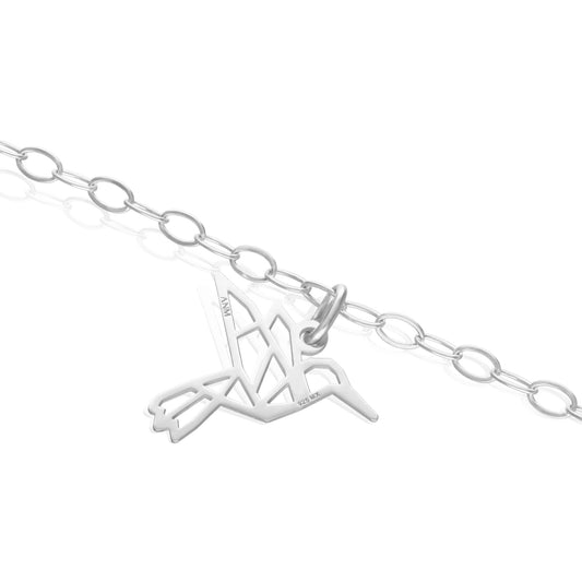 Bracelet 925 Silver Women Origami Hummingbird Anamora by Tanya Moss