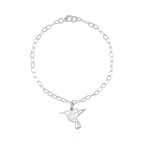 Bracelet 925 Silver Women Origami Hummingbird Anamora by Tanya Moss