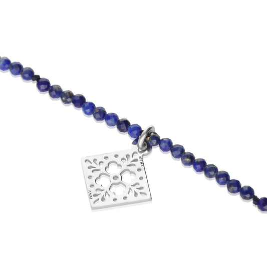 Bracelet 925 Silver Women Azulejos Lapislazuli Anamora by Tanya Moss