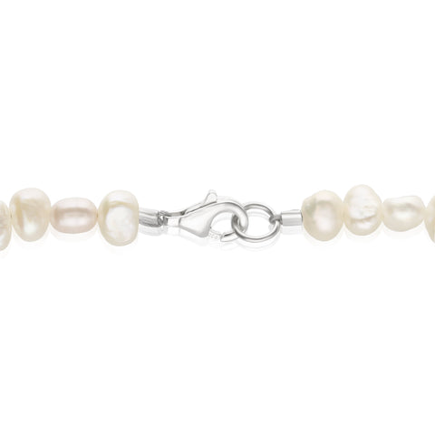 Bracelet 925 Silver Women Religioso Virgin Pearls Anamora by Tanya Moss