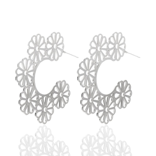 Huggies 925 Silver Women Barro Negro Anamora by Tanya Moss