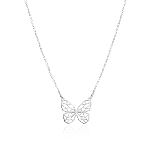 Pendant 925 Silver Women Origami Butterfly Anamora by Tanya Moss
