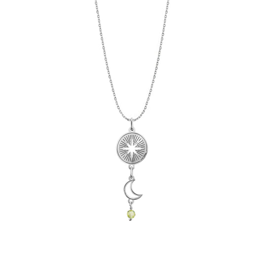 Pendant 925 Silver Women Astros Supernova Moon Chain Anamora by Tanya Moss