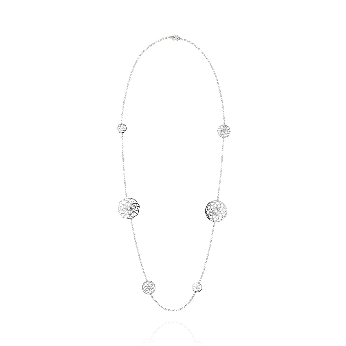 Necklace 925 Silver Women Atrapasuenos Long