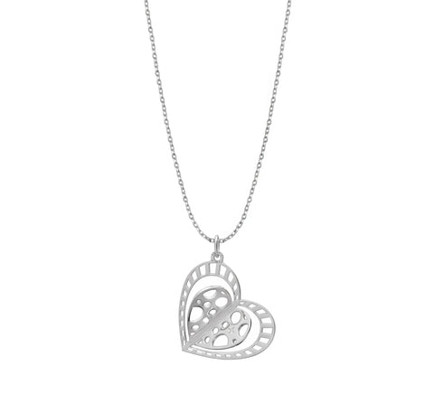 Pendant 925 Silver Women Valentina Corazon Circulos